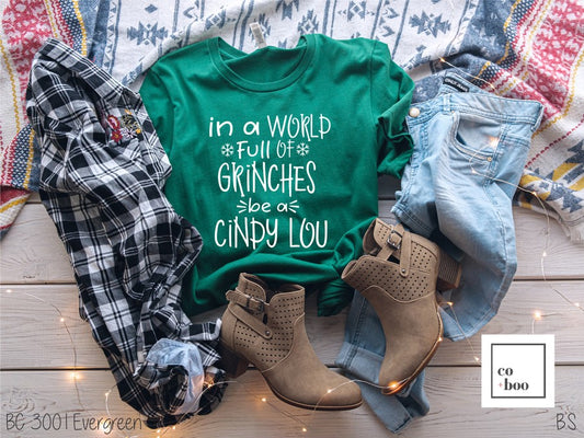 IN A WORLD FULL OF GRINCHES DESIGN