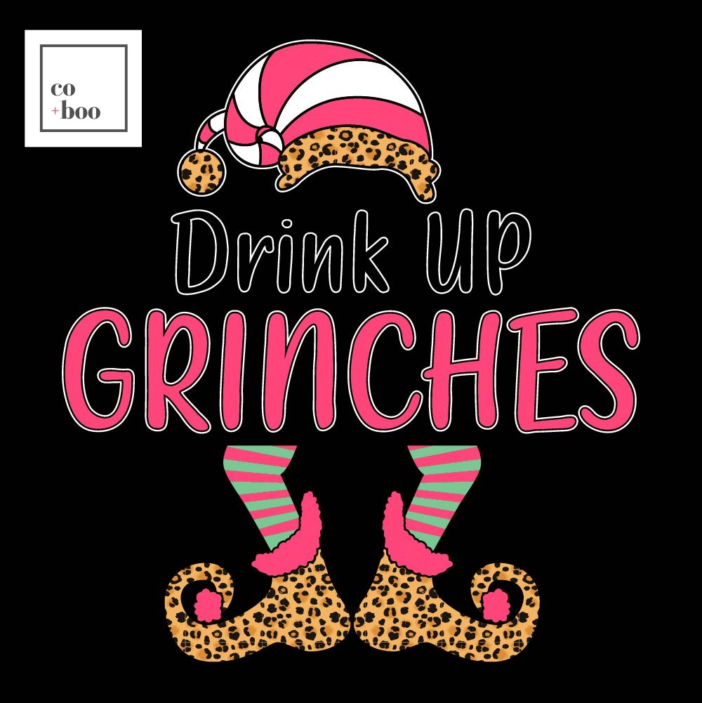 DRINK UP GRINCHES POCKET DESIGN