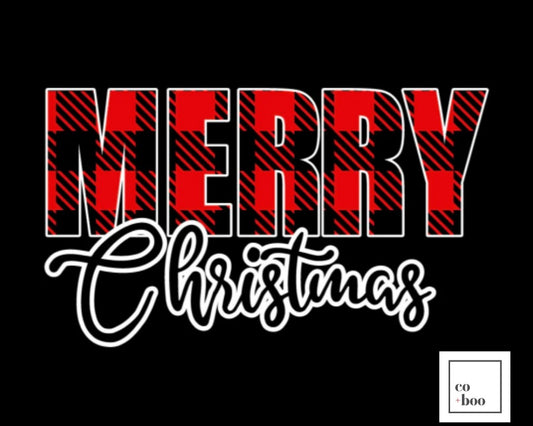 Merry Christmas - Plaid