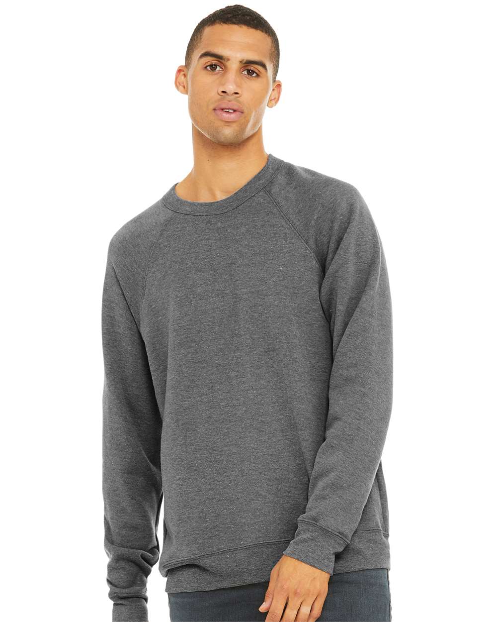 Bella + Canvas Fleece Crewneck Sweatshirt Size Medium - Large