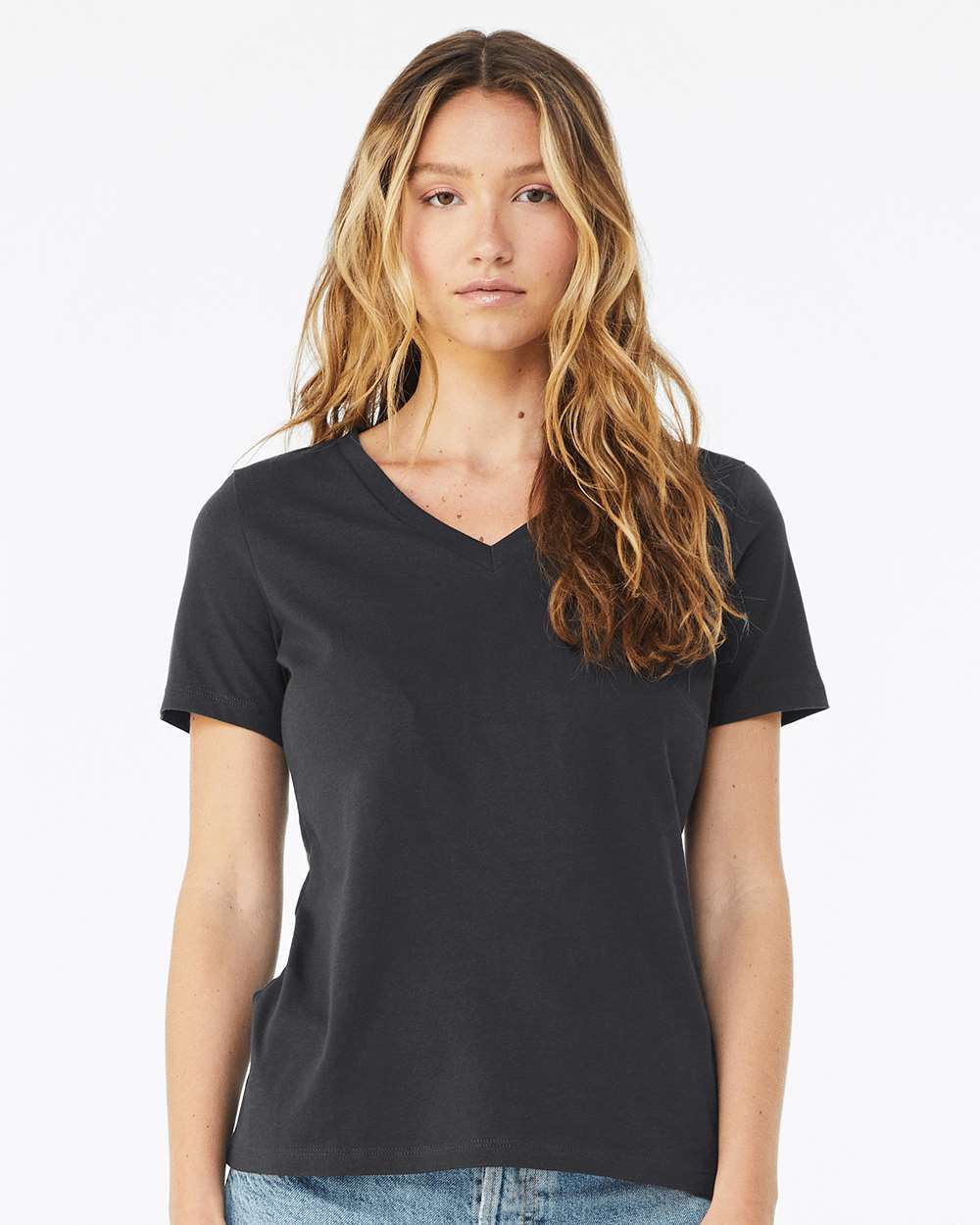 Bella + Canvas Women's V-Neck Size Medium