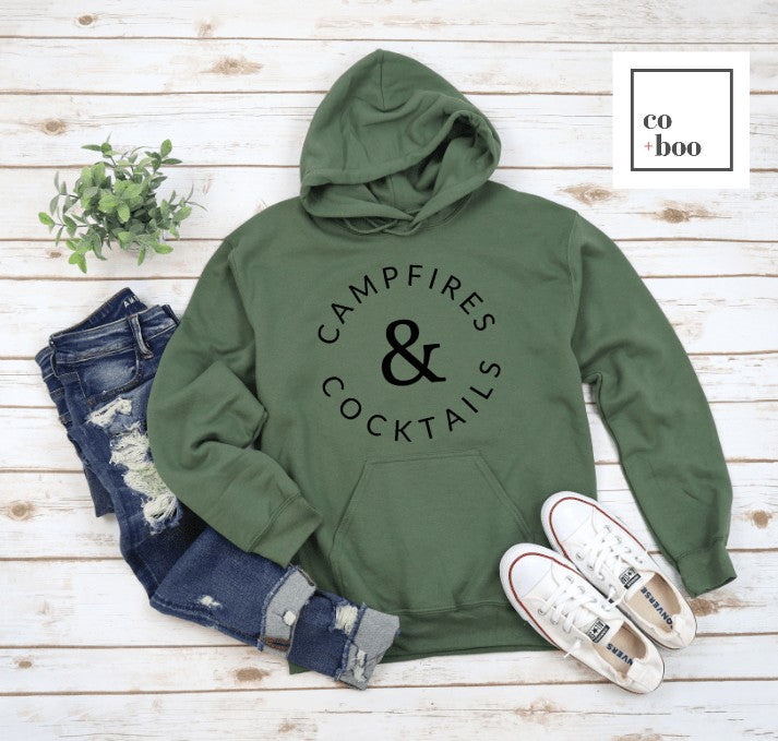 CAMPFIRES & COCKTAILS DESIGN