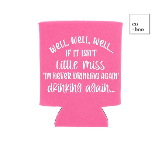 LITTLE MISS I'M NEVER DRINKING DESIGN