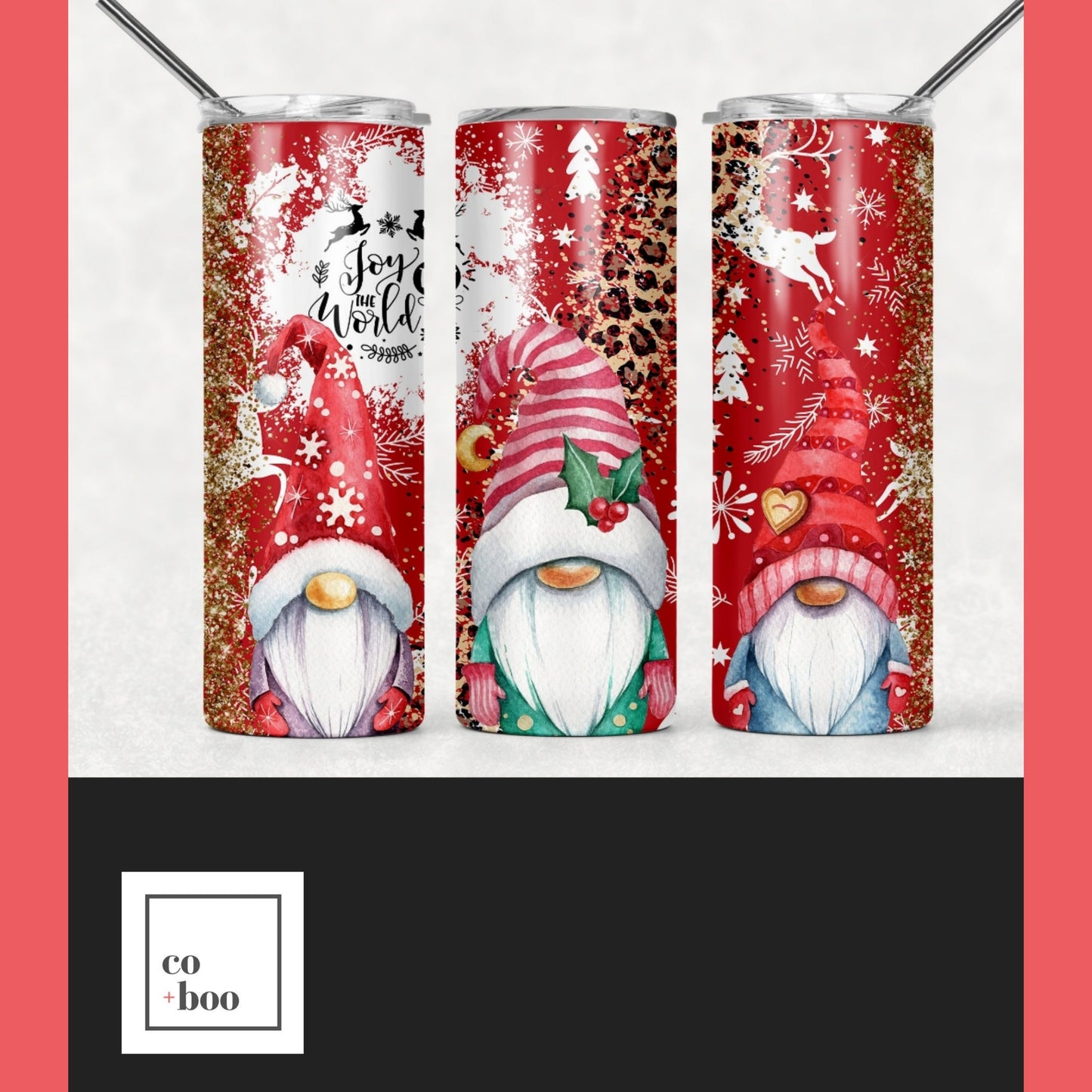 CHRISTMAS GNOME TUMBLER