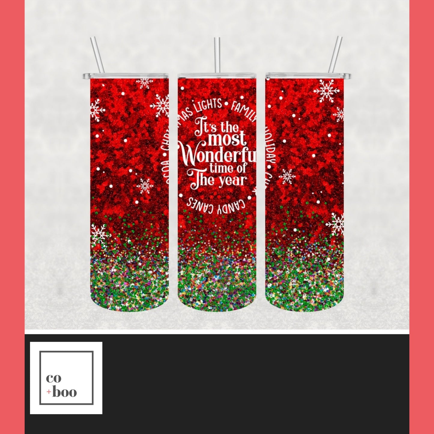 MOST WONDERFUL TIME OF THE YEAR TUMBLER
