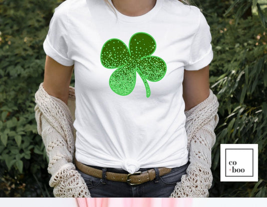 GLITTER CLOVER DESIGN