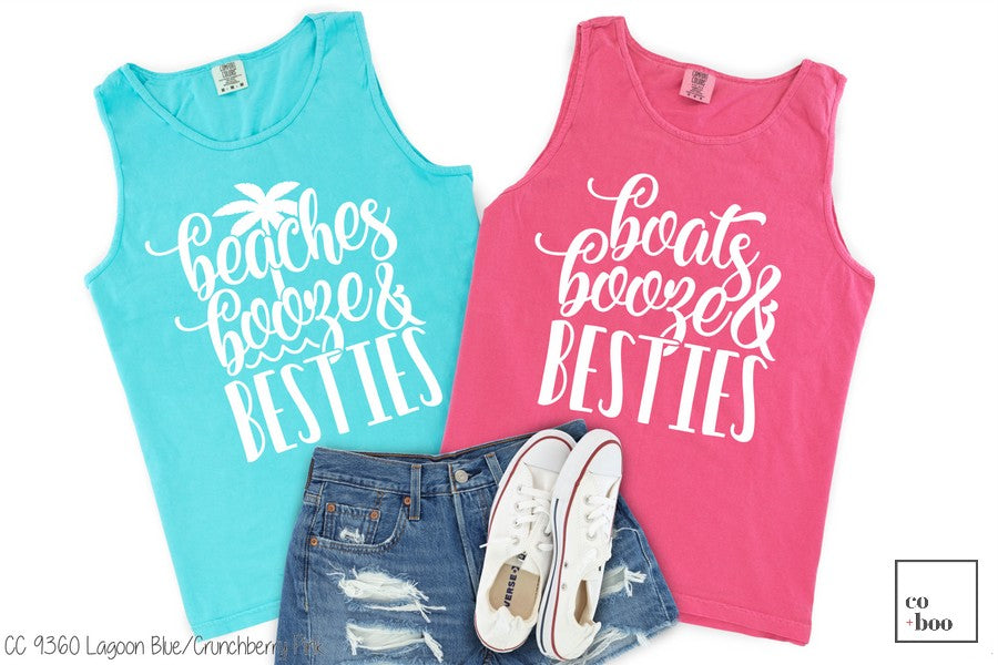 BEACHES BOOZE & BESTIES DESIGN